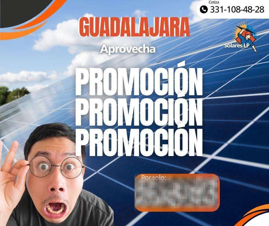 Promoción Guadalajara paneles solares